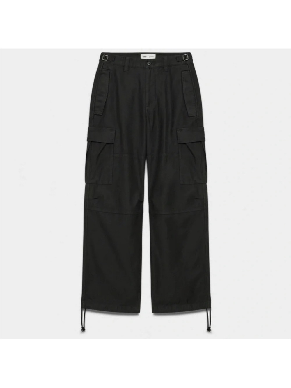 Aritzia TNA Black Wide-Leg Cargo Pants